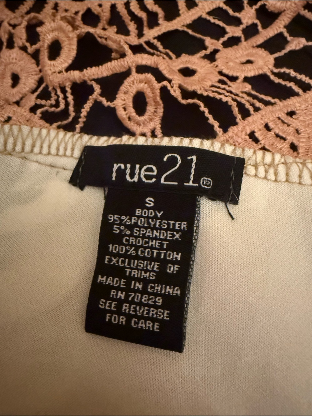 Rue21 Floral Scoop-Neck Mini Dress in Dusty Rose - Picture 3 of 3